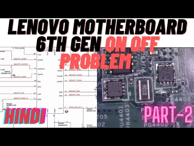 LENOVO Motherboard 6th Gen ON OFF Problem PART 2 | HINDI |Online Chip level Laptop Training Course