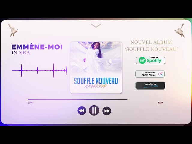 Indira - Emmène-Moi (Album Souffle Nouveau, Piste 1)