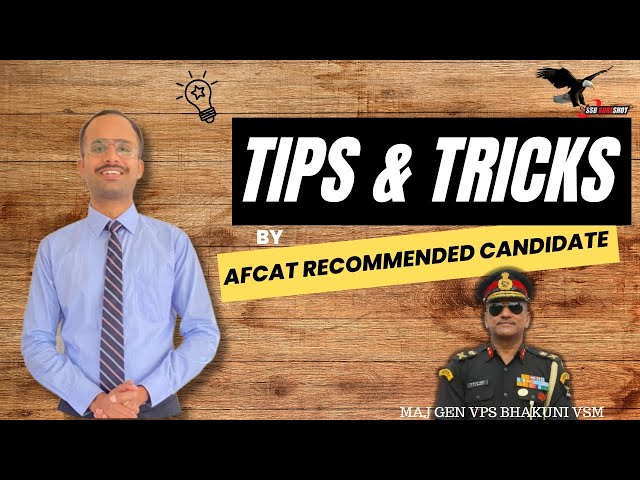 SSB Interview Success Tips by a Recommended Candidate AFSB