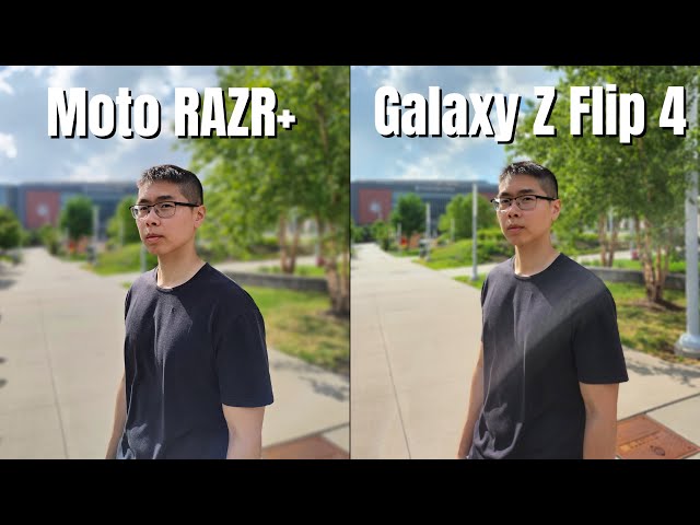 Moto RAZR+ (40 Ultra) vs Samsung Galaxy Z Flip 4 Camera Comparison