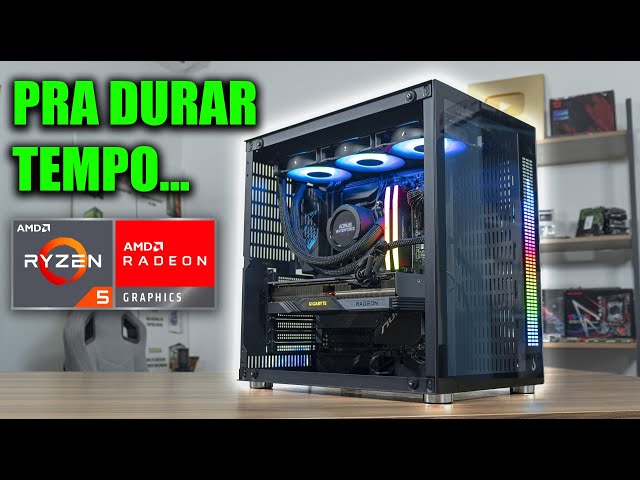 MONTEI UM PC GAMER FULL AMD, UM CANHÃO DE DESEMPENHO!