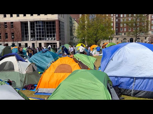 Some Columbia University Protesters Agree to Remove Tents