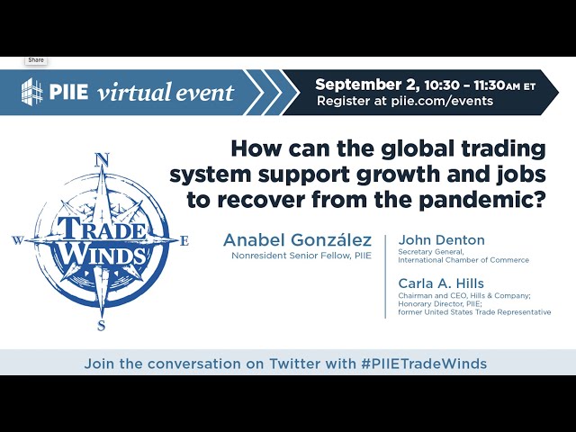 How can the global trading system support growth and jobs to recover from the pandemic?