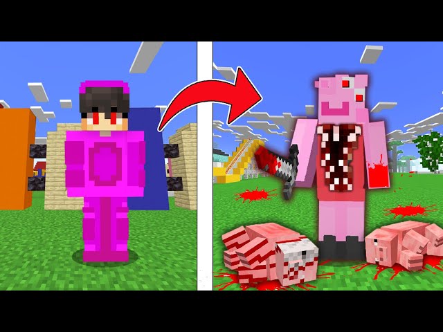 🖤I Scared My Friend as PEPPA PIG.exe in Minecraft
