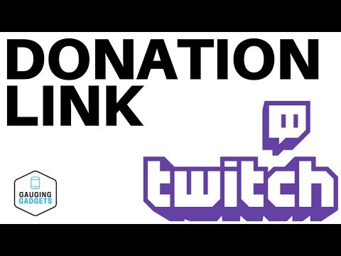 How To Add A Donation Link To Your Twitch Channel - Twitch Tutorial