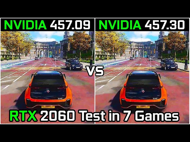 Nvidia Driver (457.09 vs 457.30) RTX 2060 Test in 7 Games 2020