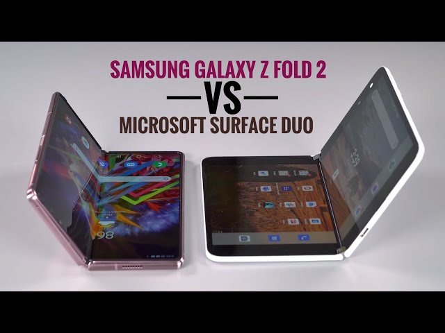 Microsoft Surface Duo vs Samsung Galaxy Z Fold 2 5G. The difference.
