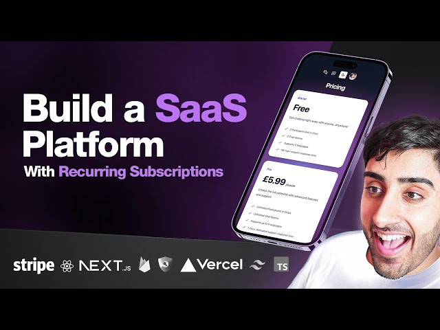 🔴 Let’s build a Complete SaaS with NEXT.JS 13! (Stripe Payments, Shadcn, Firebase, TS, NextAuth)