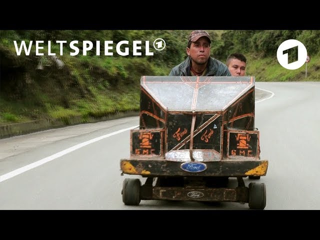 Pannendienst in Seifenkisten: die rasenden Mechaniker von Kolumbien | Weltspiegel
