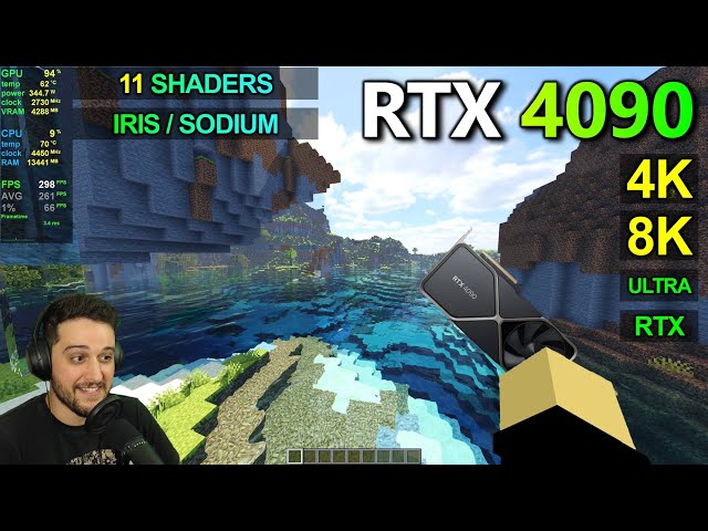 RTX 4090 | MINECRAFT at 4K and 8K + Shaders (RT shaders included!)