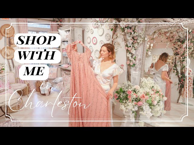 SHOP WITH ME IN CHARLESTON! LOVESHACKFANCY TRY-ON, AFTERNOON TEA & A VERY GIRLY DAY