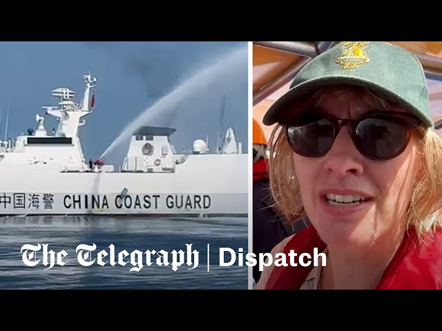 China attacks Filipino ship with Telegraph reporter on board