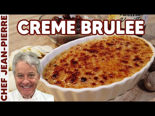 Holiday Eggnog Crème Brûlée | Chef Jean-Pierre
