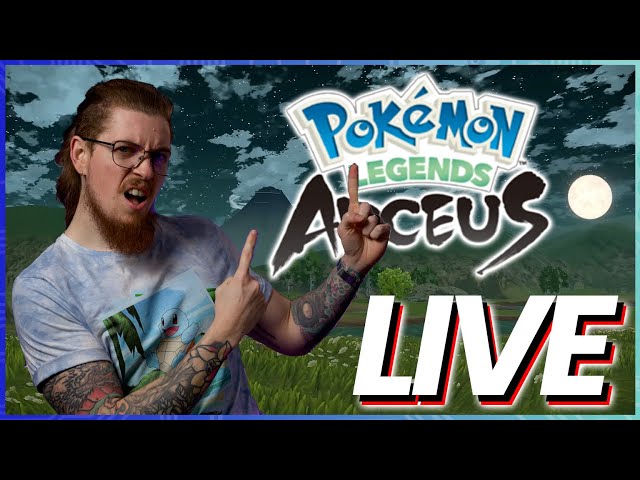 Playing Pokémon Legends: Arceus // LIVE Nintendo Switch