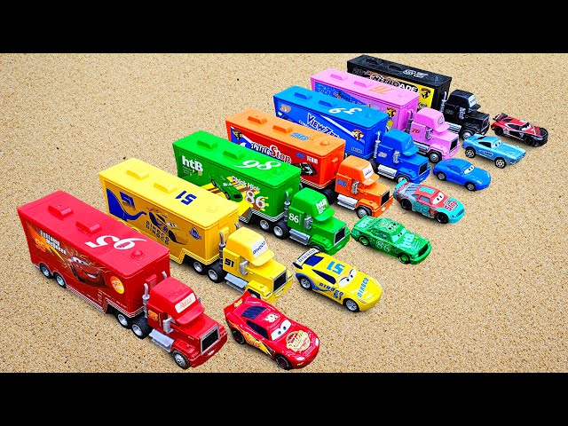 Rescue  Lightning Mcqueen Truck Toys From The Sand Pits | Toys Car Story