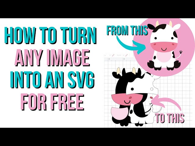 How to turn any image into an SVG for free.