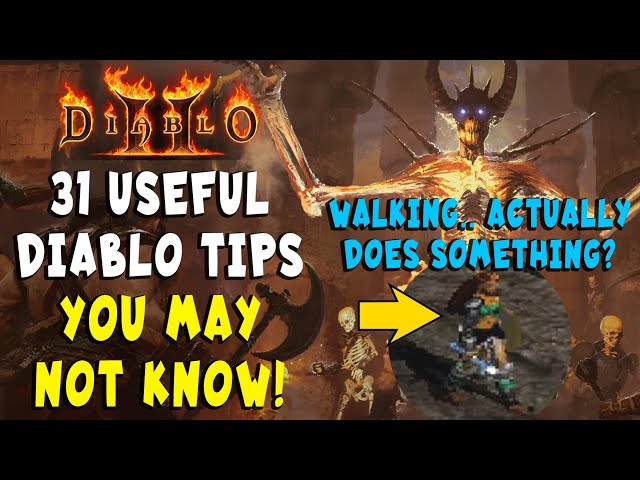 31 Useful Tips You May Not Know in Diablo 2 Resurrected / D2R