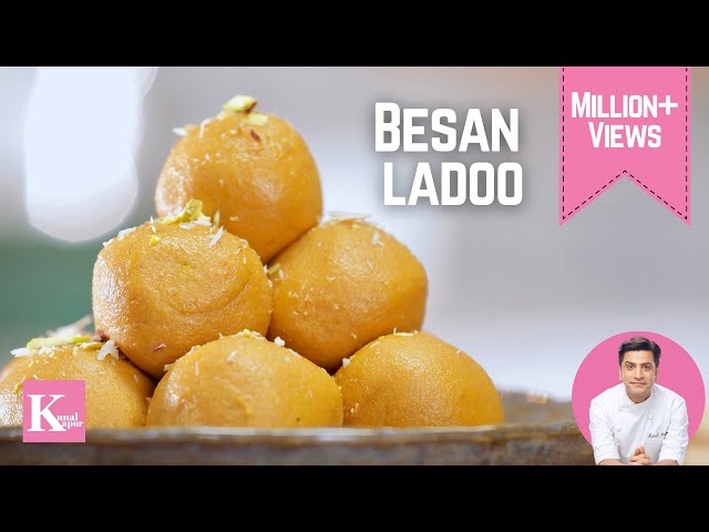 Besan Ladoo recipe | Chickpea Laddu | बेसन के लड्डू | Ramadan Special | Chef Kunal Kapur