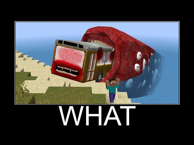 Scary Bus in Minecraft wait what meme part 243