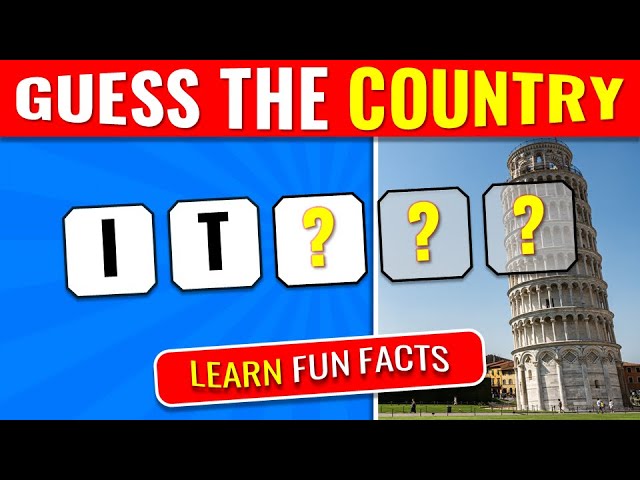 Can You Guess The Country By 2 Letters?