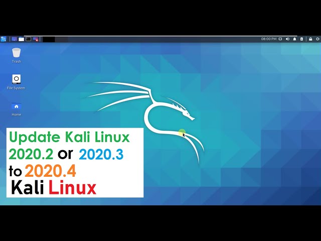 Update Kali Linux From 2020.3 To 2020.4 | Kali Linux