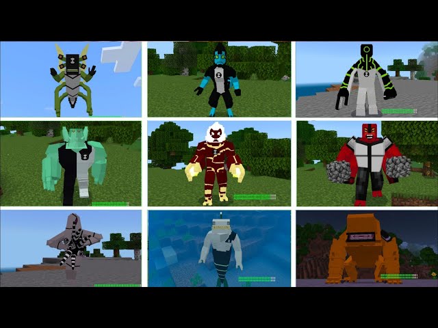 🆕🆓 ADD-ON BEN 10 CLASSIC NEW ALIEN AND ENEMIES & OMNITRIX MINECRAFT📱ANDROID (mcpe new update)