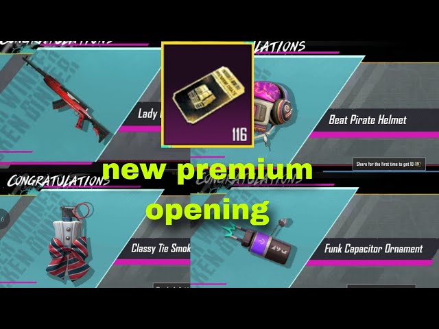 new premium crate opening pubg mobile | new upgrade SKS from premium | premium crate opening pubg