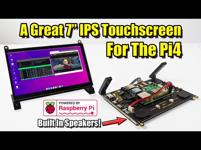 This is A Great 7 Inch IPS Touchscreen For The Raspberry Pi 4