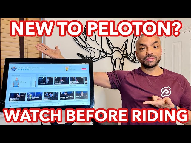 NEW PELOTON BIKE OWNERS: SCREEN TUTORIAL, TIPS AND GETTING STARTED | WATCH BEFORE RIDING.