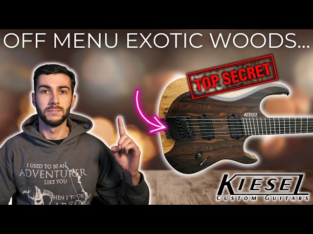 TRY THESE SECRET EXOTIC WOODS FROM KIESEL GUITARS...