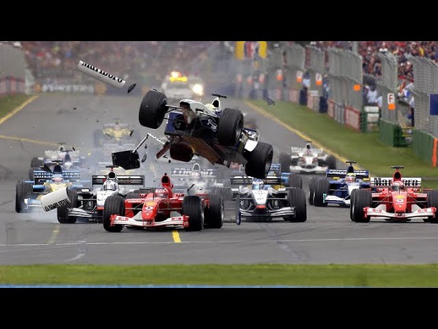 Top 10 F1 crashes of the 2002 season