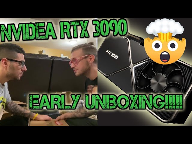 NVIDIA RTX 3090 UNBOXING!!!
