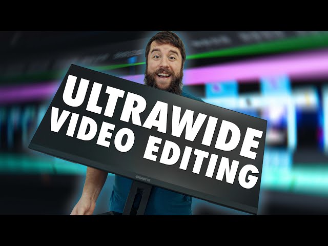 Time to edit videos with an ULTRAWIDE monitor? Gigabyte M34WQ Review