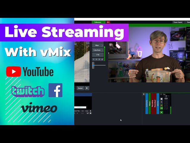 vMix Tutorials- Live Streaming. Everything you need to know!