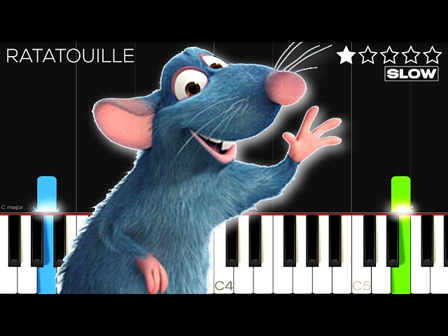 Ratatouille - Le Festin | SLOW EASY Piano Tutorial