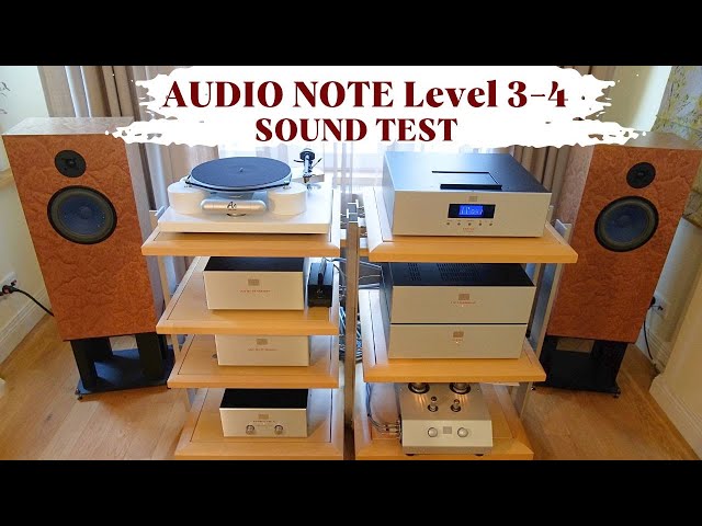 AUDIO NOTE: TT-3 Turntable, IO GOLD, M5 RIAA, CDT Four  Transport, DAC4.1X, Jinro, AN-E-SPE HE Sign.