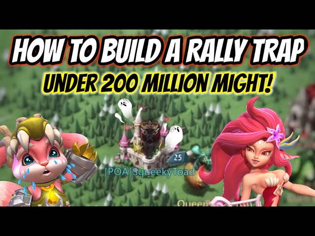 How To Build A Deadly Rally Trap! - Lords Mobile