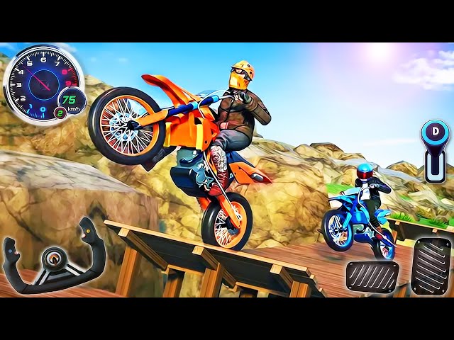 Motocross Dirt Bike Stunt Racing 2023 - Offroad Bike Motor Stunt Racer - Android GamePlay #5