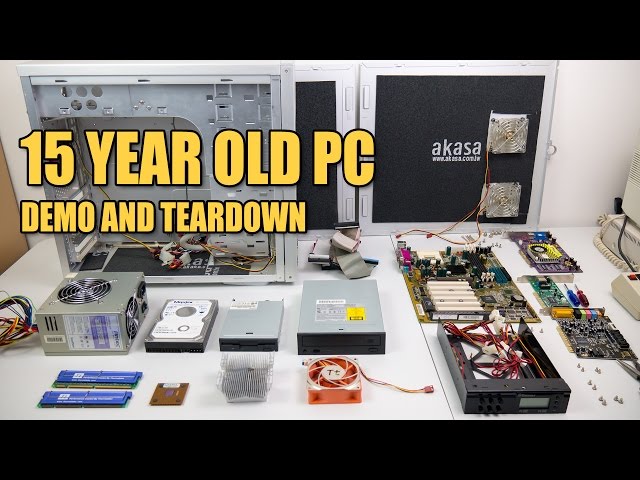 20 year old PC teardown and demo - Windows XP, gaming and more!