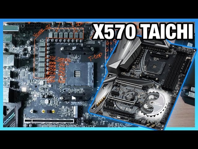ASRock X570 Taichi Motherboard Analysis of VRM & PCB