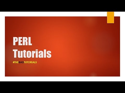 Perl Tutorials