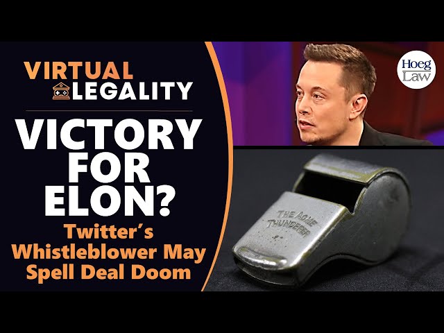 Did Elon Musk Just Beat Twitter? | Whistleblowing the House Down (VL708)