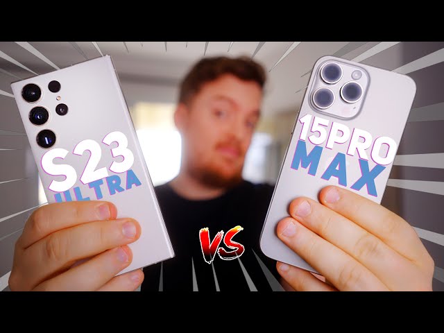 Galaxy S23 ULTRA ou Iphone 15 Pro MAX - PRECISAMOS falar sobre as CÂMERAS...