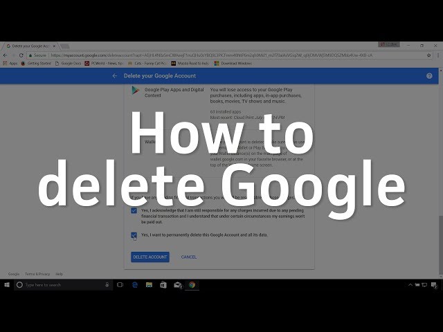 How to delete Google from your life
