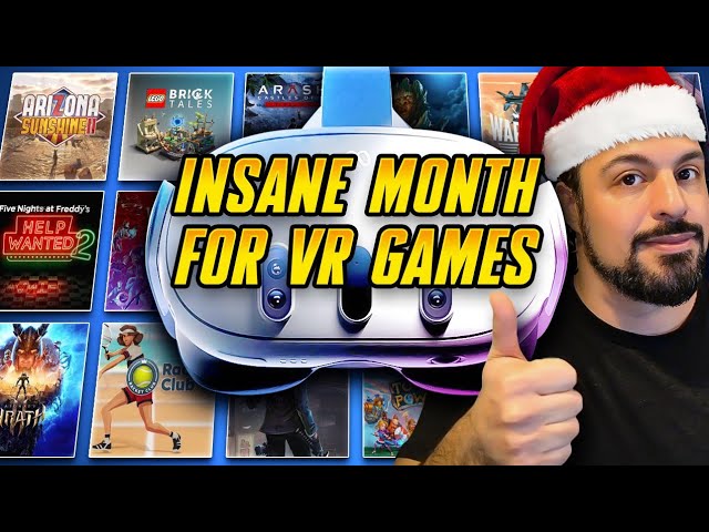 An INSANE Month for NEW VR Games | NEW Quest 3, PCVR & PSVR2 games DECEMBER 2023