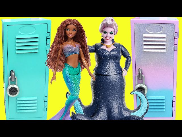 The Little Mermaid Movie 2023 DIY Custom Back to School Locker Organization! Ariel and Ursula
