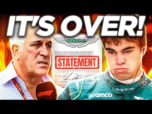 Aston Martin Drops HUGE BOMBSHELL on Lance Stroll After Chinese GP!