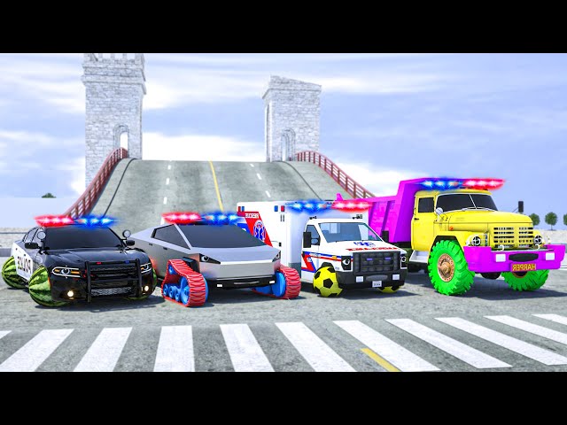 Meet New Police Cars Sergeant Lucas - Wheel City Heroes (WCH) - Fire Truck Cartoon for Kids #3