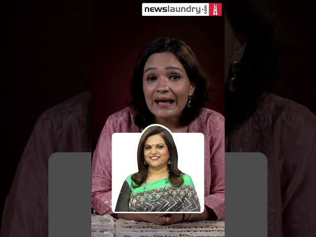Navika Kumar forgot to take a stand for her own Times Now Journalist?