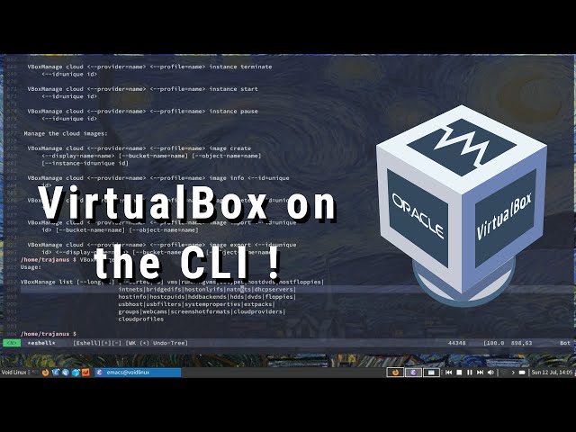 Playing with VirtualBox on the CLI